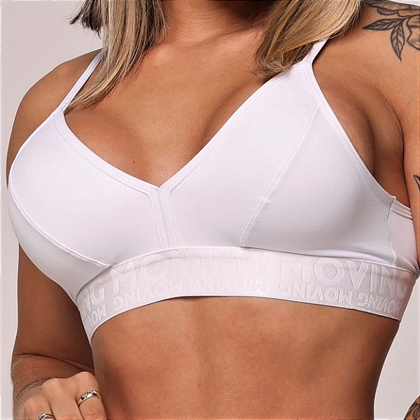 Top Milano Elástico X - Branco Liso