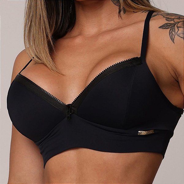 Top Ziper Hype - Preto