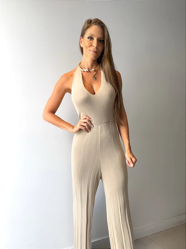 Macacão Tricot Lurex