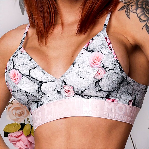 Top Milano Elastico X Estampa Flowers