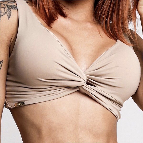Top Nó Cruzado Denali Nude
