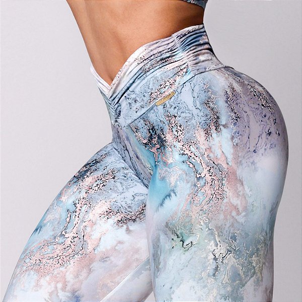 Legging Jump Empina Bum-Bum - Estampa Ocean Vibes