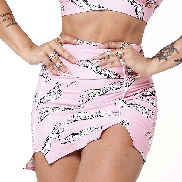 Shorts-Saia Cuts Estampa Baby Cats