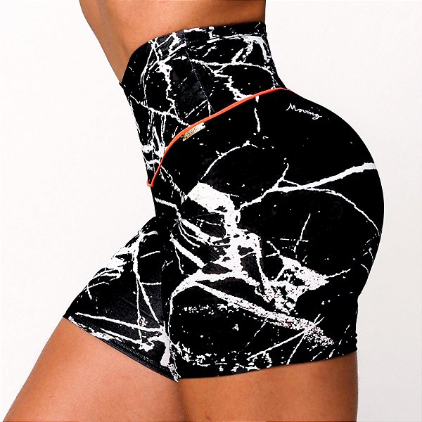 Shorts Jump Lines Estampa Black Vein