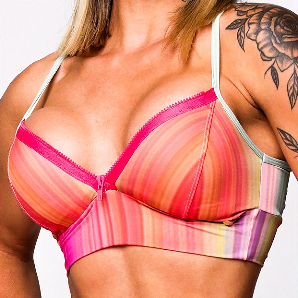 Top Ziper Estampa Hot Stuff