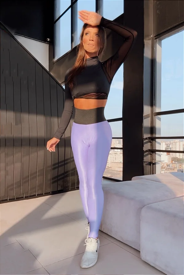 Conjunto Chapa-Barriga Super Hot Elastic Cirrê Lilás