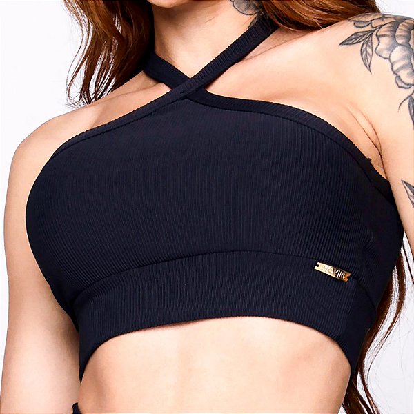 Top Tulipa Suplex Light Preto