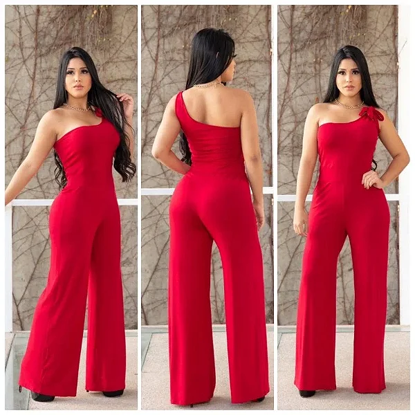 Macacão Shoulder Vermelho