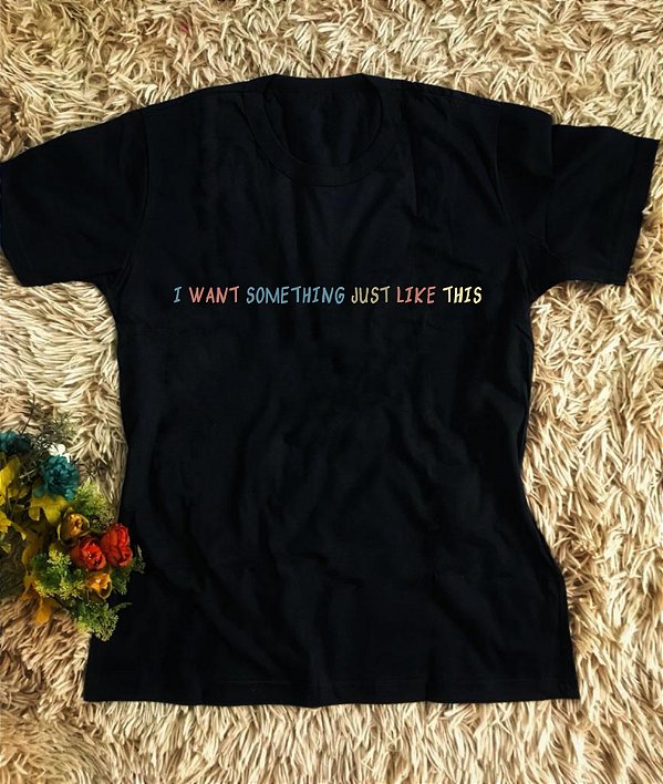 T-shirt Coldplay- Something just like this