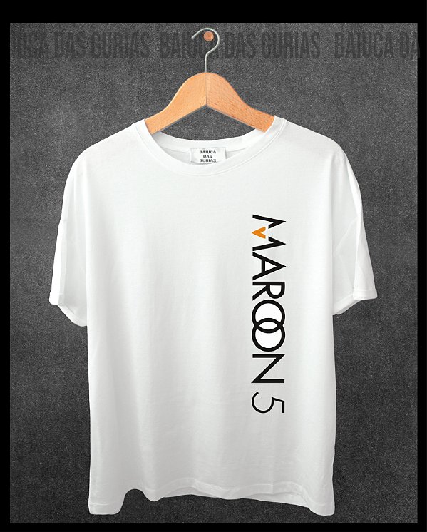 Camiseta Maroon 5 - Logo lateral