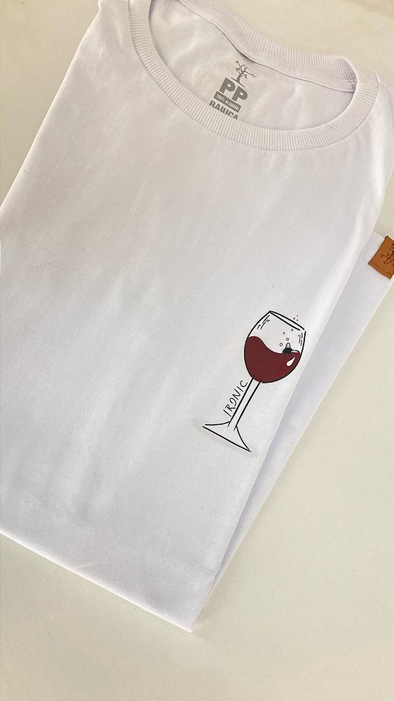 T-Shirt Alanis Morissette - Ironic vinho bolso