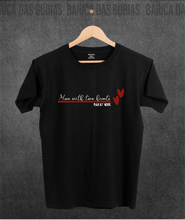 T-Shirt Men at work - Two Hearts