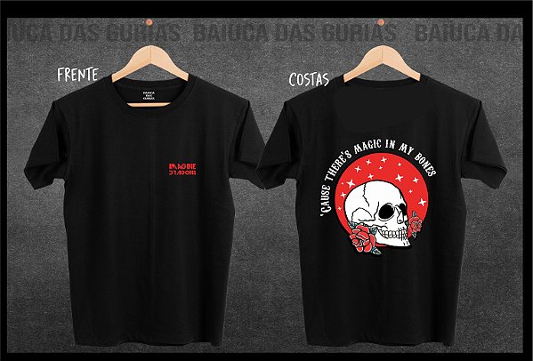 Camiseta Imagine Dragons - Bones old school