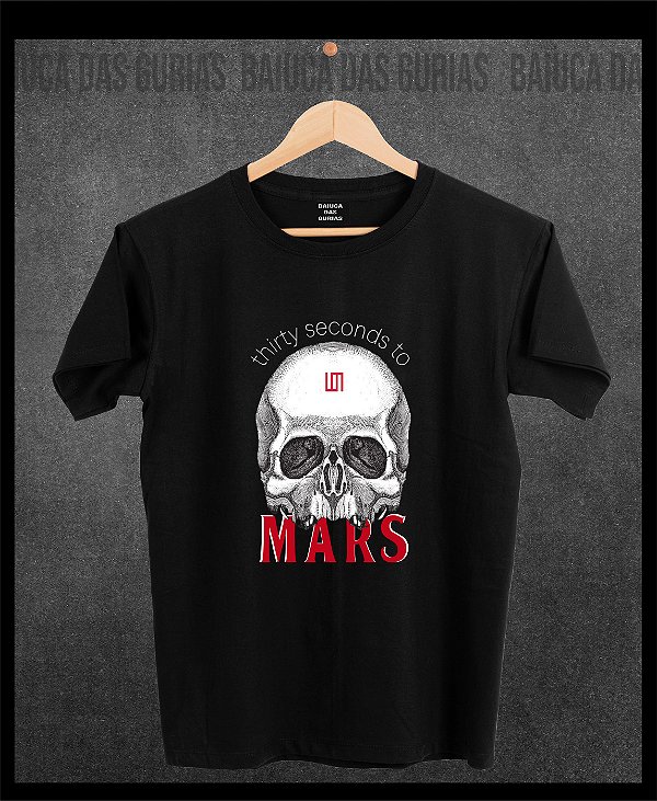 T-Shirt Thirty Seconds to Mars - Skull