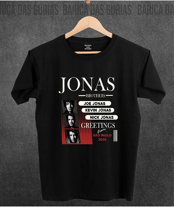 Camiseta Jonas Brothers - Nomes Tour