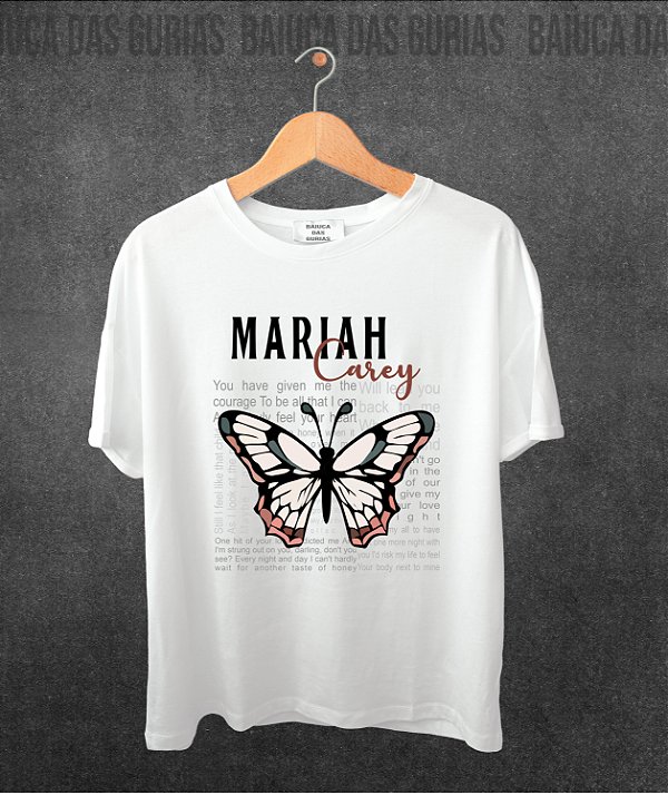 T-Shirt Mariah Carey - Trechos Musicas