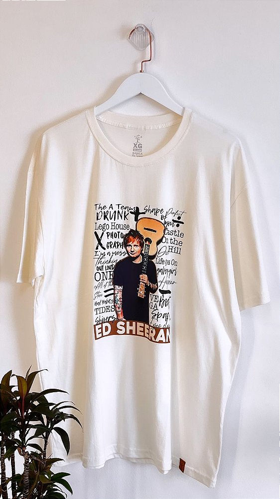 Camiseta Ed Sheeran - Musics