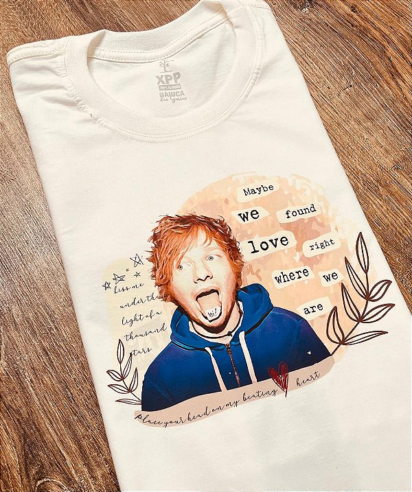 T-Shirt Ed Sheeran - Thinking out loud