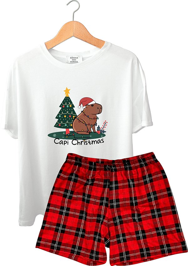Pijama Natal Capivara