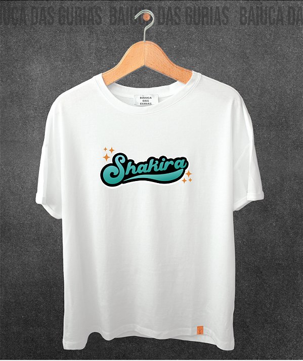 T-shirt Shakira (Manga com ou sem paetê)