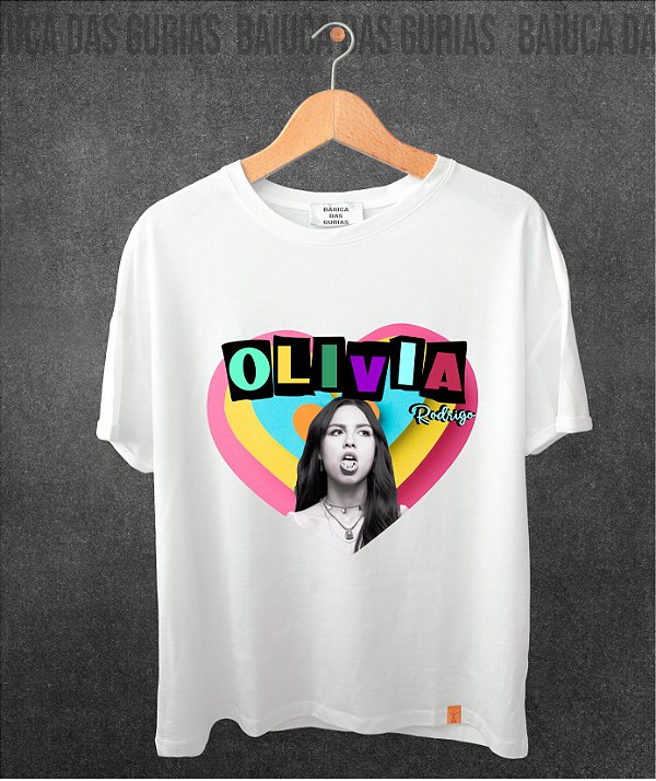 T-Shirt Olivia Rodrigo-Coração