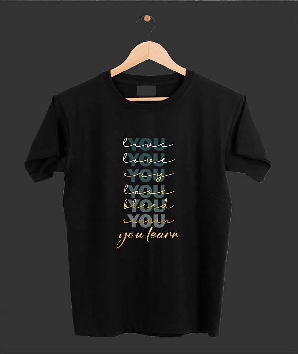 T-shirt Alanis Morissette - You Learn (Manga com ou sem paetê)
