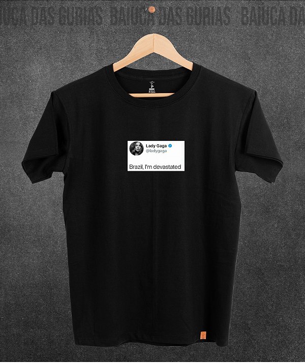 T-Shirt Lady Gaga - I'm devastated