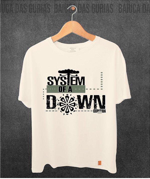 T-Shirt System of a Down - Curitiba