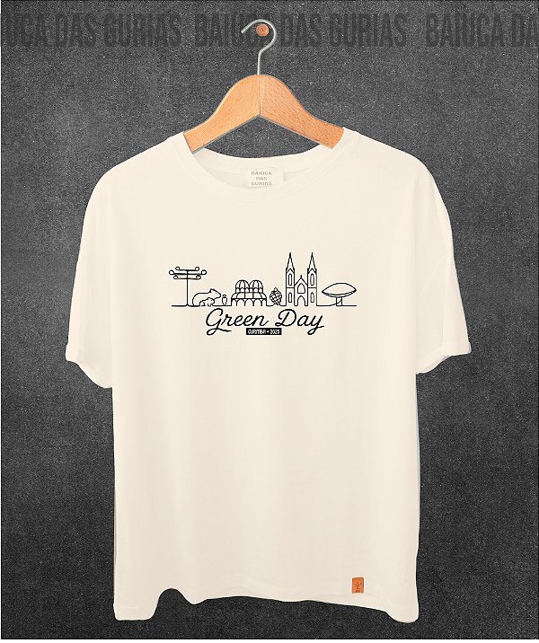 Camiseta Green Day Lines Curitiba