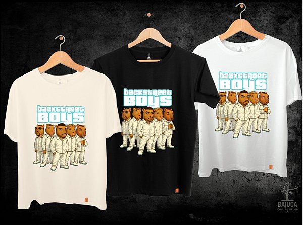 Camiseta Backstreet Boys - Capivaras (Manga com ou sem paetê)