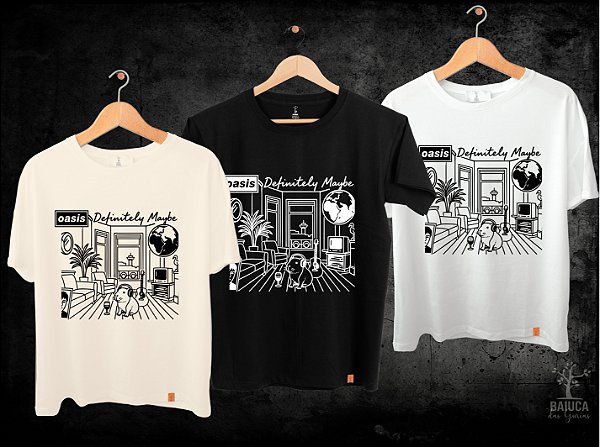 Camiseta Oasis - Definitely Maybe