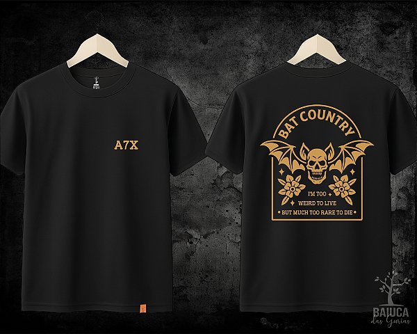 Camiseta Avenged Sevenfold - Bat country