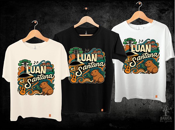 Camiseta Luan Santana em Curitiba
