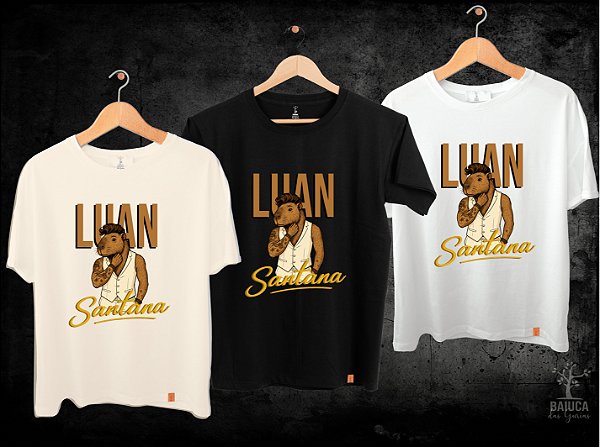 Camiseta Luan Santana - Luan Capivara (Manga com ou sem paetê)
