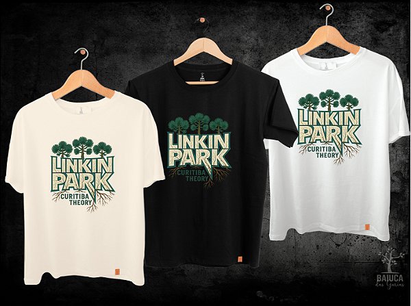 Camiseta Linkin Park - Curitiba Theory