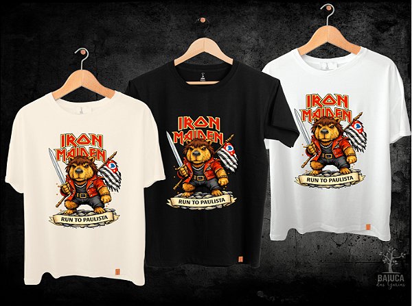 Camiseta Iron Maiden - São Paulo