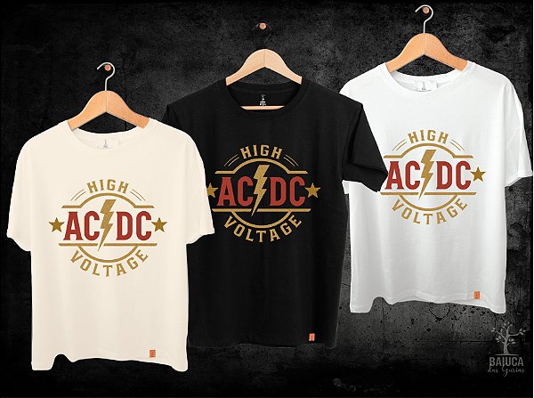 Camiseta AC/DC High Voltage