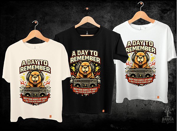 Camiseta A Day to Remember - Capivara Radio