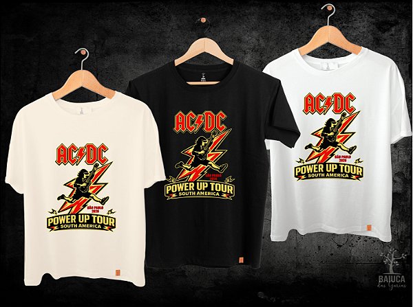 Camiseta AC/DC - Power Up Tour Raio