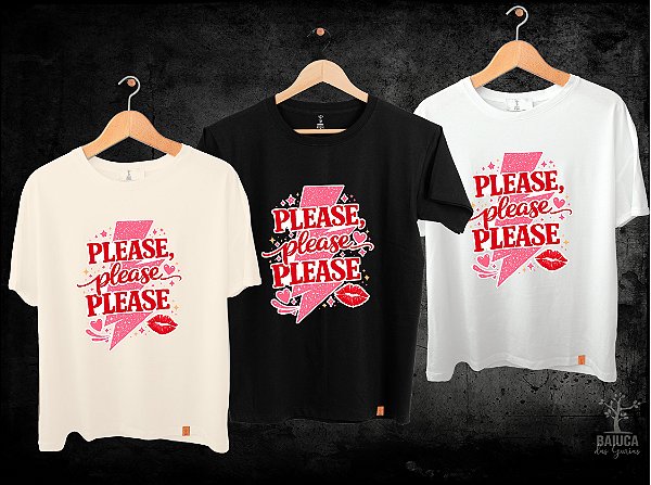 Camiseta Sabrina Carpenter - Please, please, please..