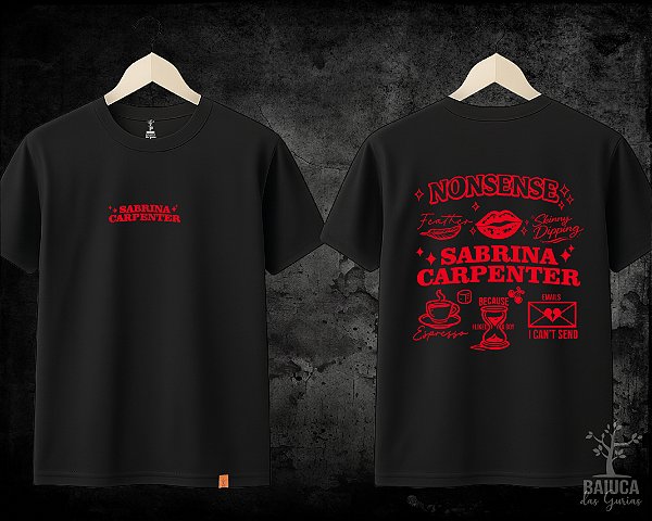 Camiseta Sabrina Carpenter - Musicas