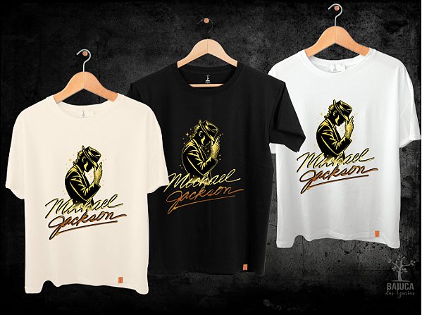 Camiseta Michael Jackson - Gold