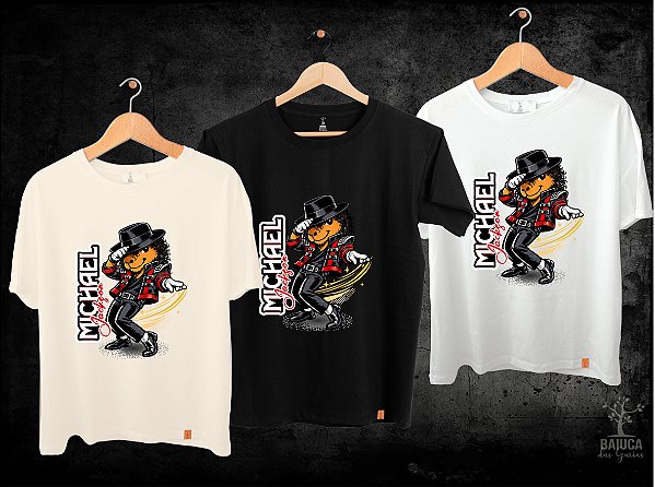 Camiseta Michael Jackson - Capivara (Manga com ou sem paetê)