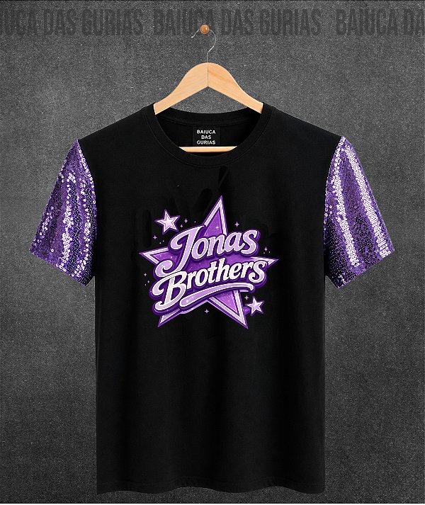 Camiseta Jonas Brothers - Lilás