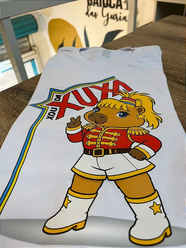 Camiseta CapiXuxa (manga com / sem paetê)