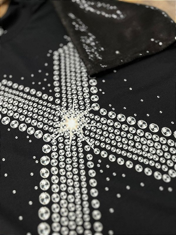 Camiseta Xuxa - X PRATA (Manga com/sem paetê)