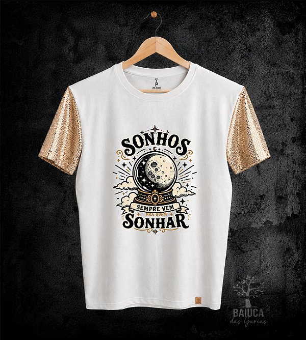 Camiseta Xuxa Sonho Bola Cristal (manga com / sem paetê)