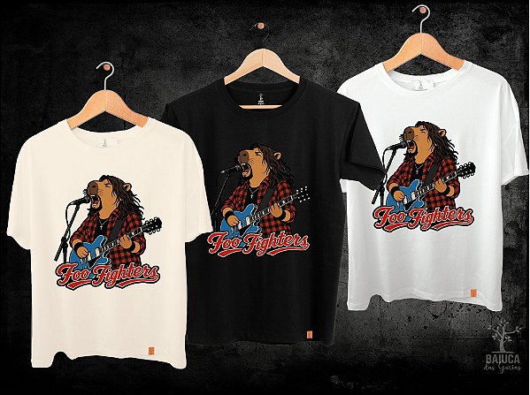 Camiseta Foo Fighters - Dave Capivara