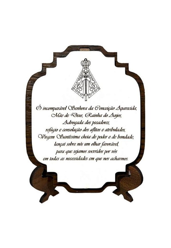 Enfeite de Mesa Nossa Senhora Aparecida - Pequeno