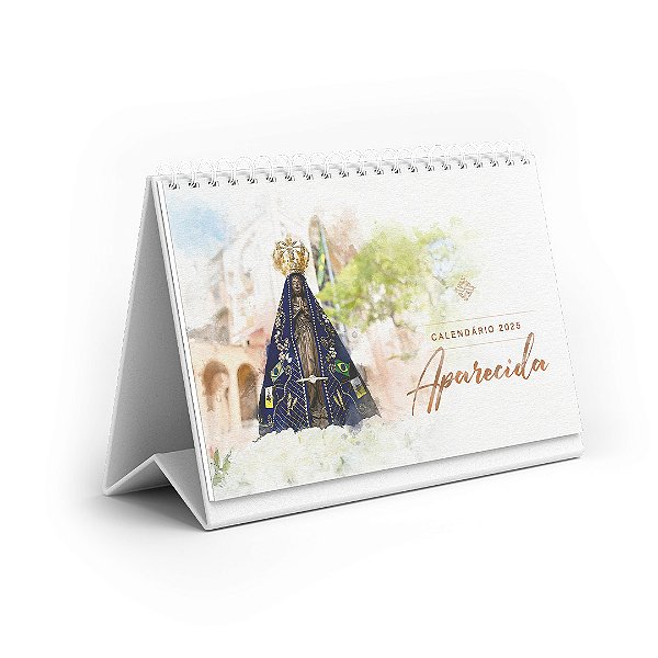 Calendário de Mesa 2025 Nossa Senhora Aparecida